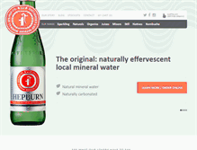 Tablet Screenshot of localmineralwater.com